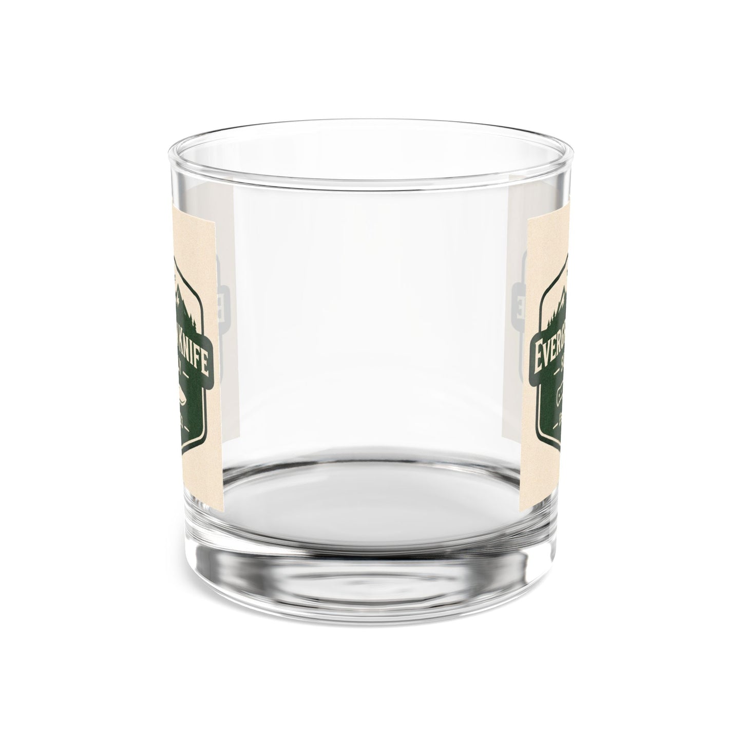 Rocks Glass — Evergreen Knife Supply 10oz Whiskey Glass