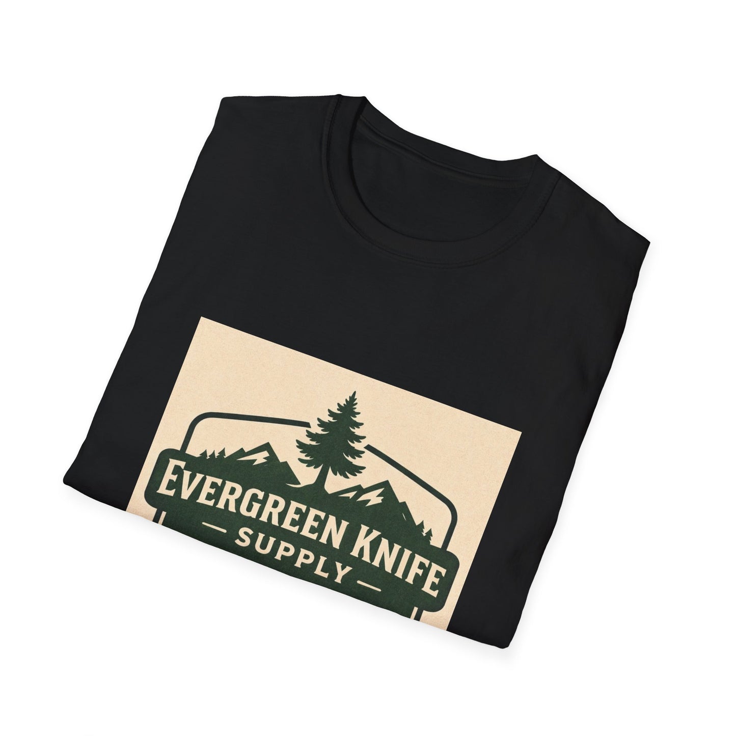 Evergreen Knife Supply Logo T-Shirt — Outdoor Camping Gear Tee