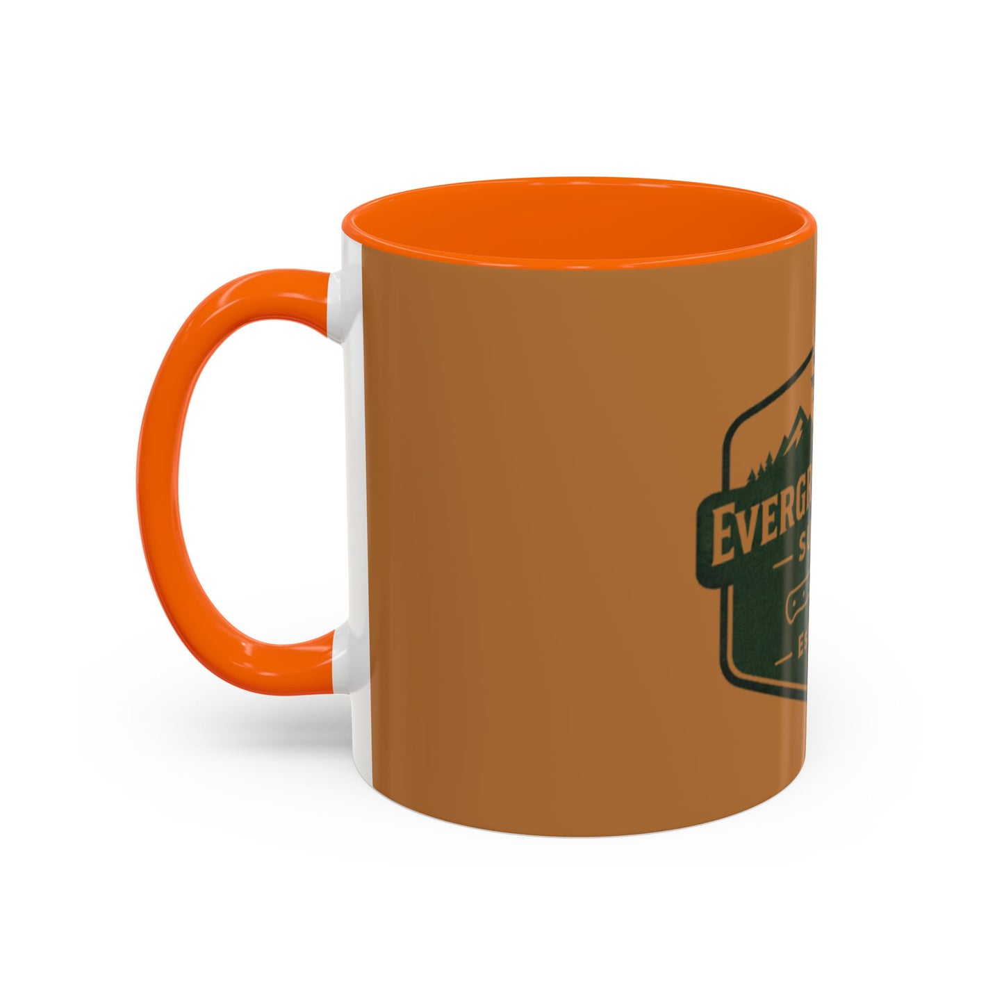 Evergreen Knife Supply Coffee Mug — Rustic Outdoor Camper 11/15oz Accent Mug