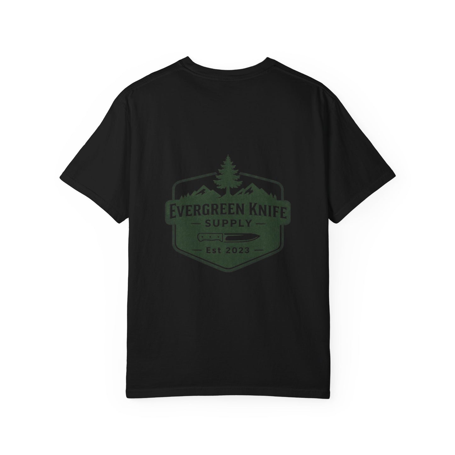 Evergreen Knife Supply T-Shirt — Outdoor Camping Logo Tee