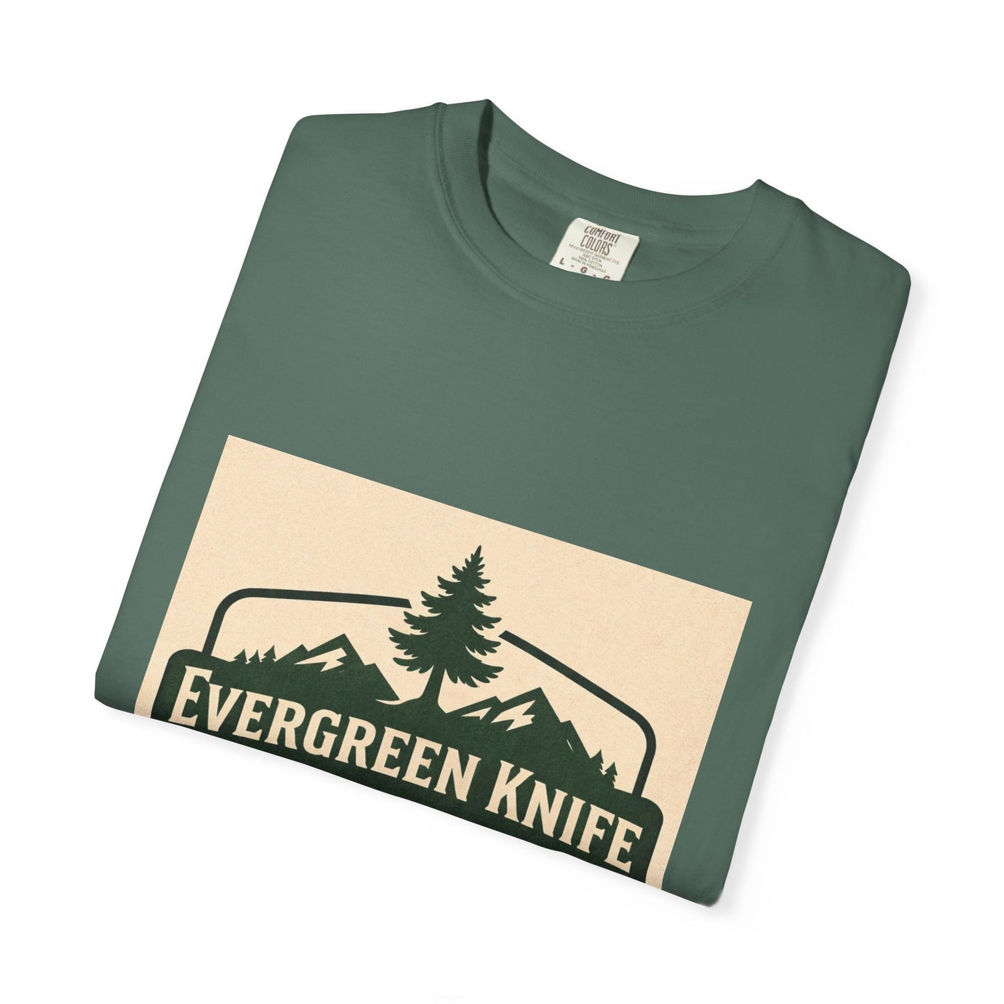 Evergreen Knife Supply T-Shirt — Outdoor Camping Logo Tee