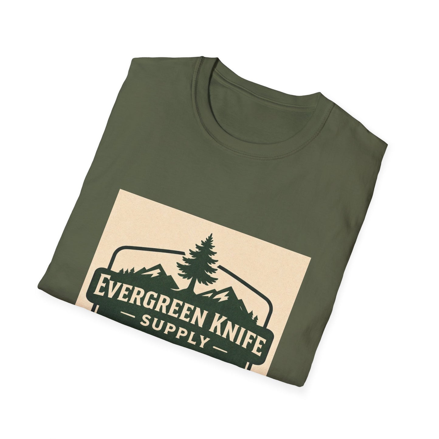 Evergreen Knife Supply Logo T-Shirt — Outdoor Camping Gear Tee