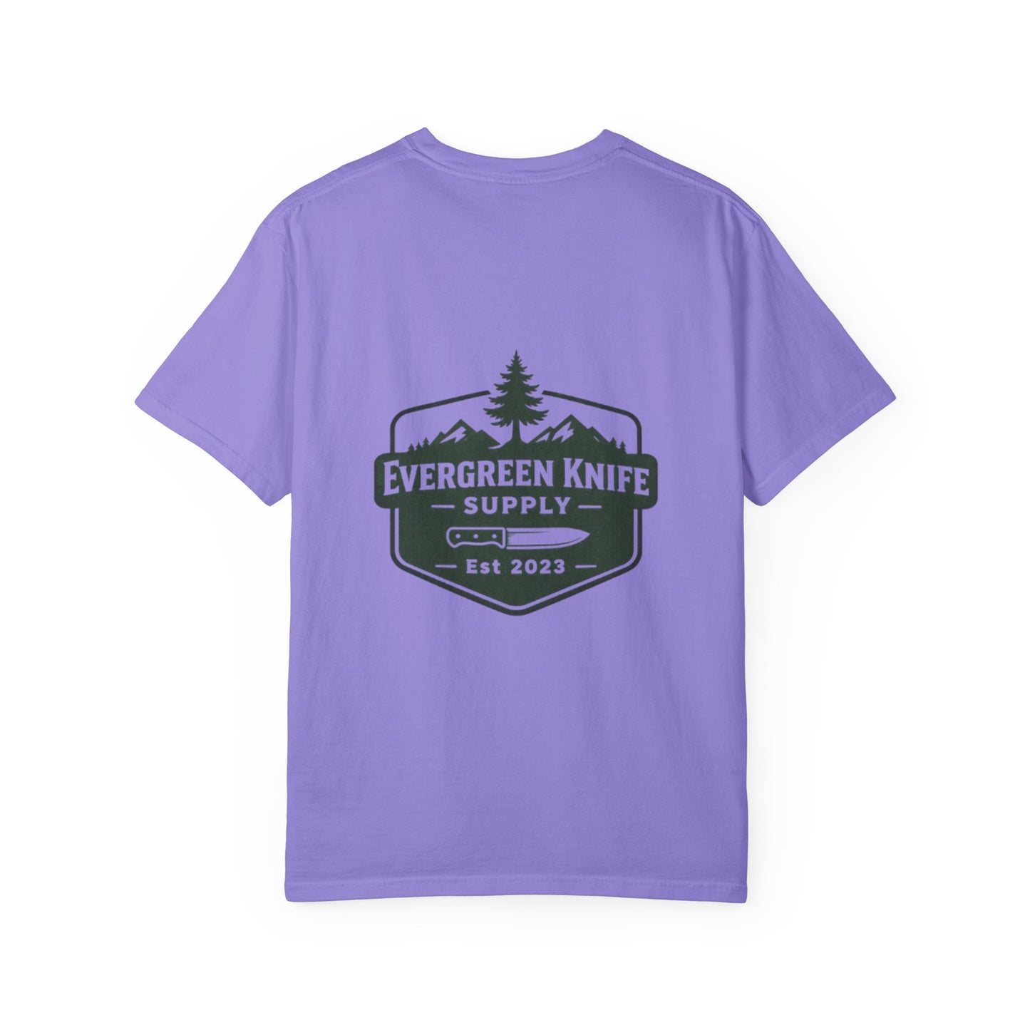 Evergreen Knife Supply T-Shirt — Outdoor Camping Logo Tee