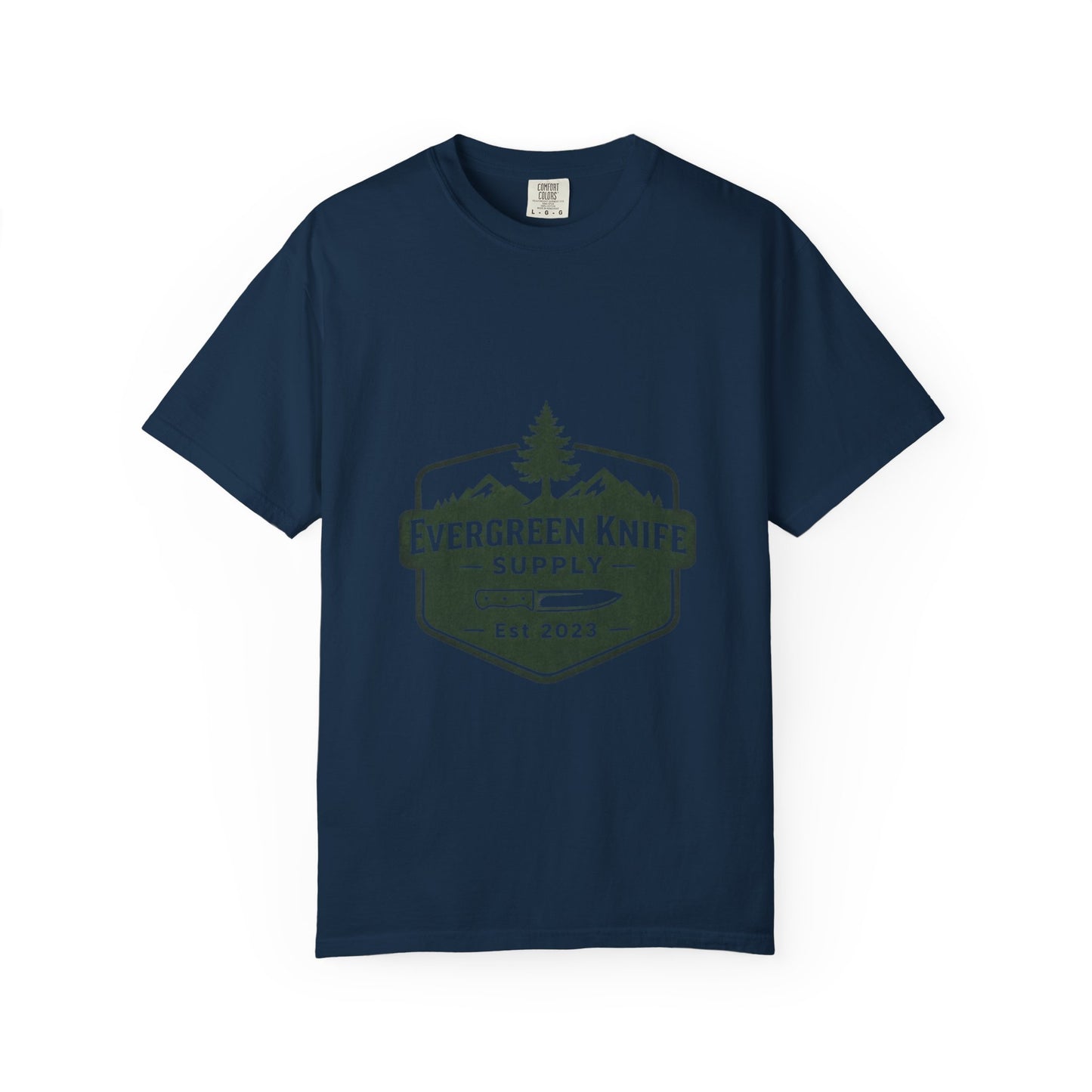 Evergreen Knife Supply T-Shirt — Outdoor Camping Logo Tee