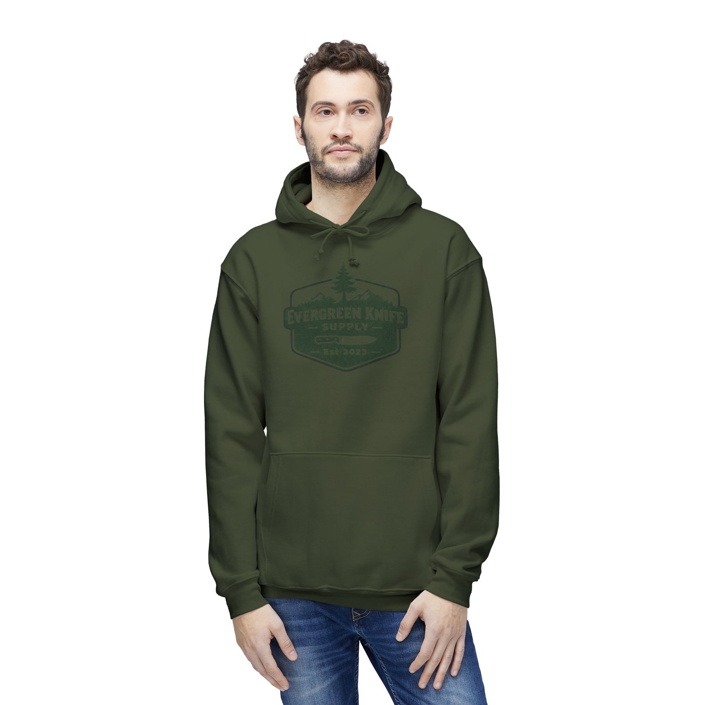 Lumberjack Themed Unisex Hooded Sweatshirt, Cozy Gift for Outdoor Enthusiasts, Tree Lover's Apparel, Perfect for Fall Camping