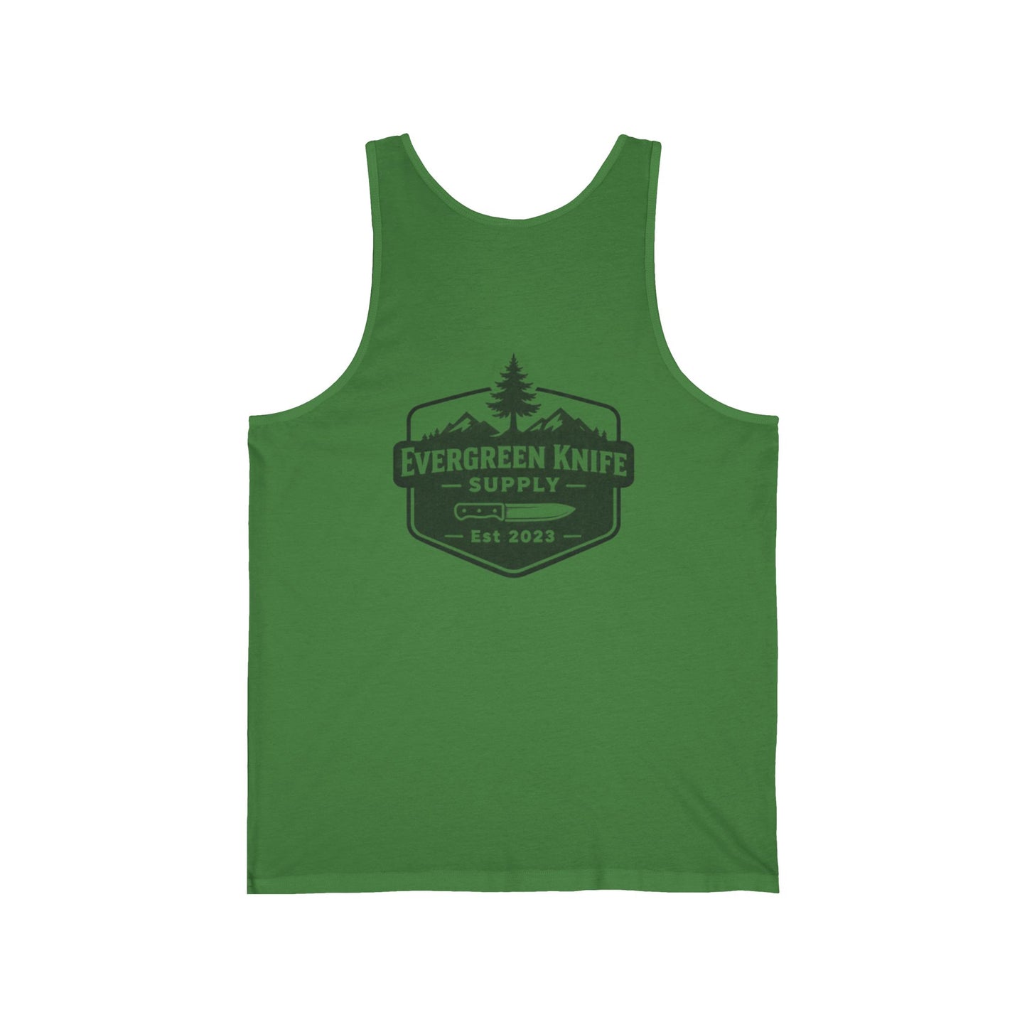 Evergreen Knife Supply Tank Top — Outdoor Camping Logo Vest