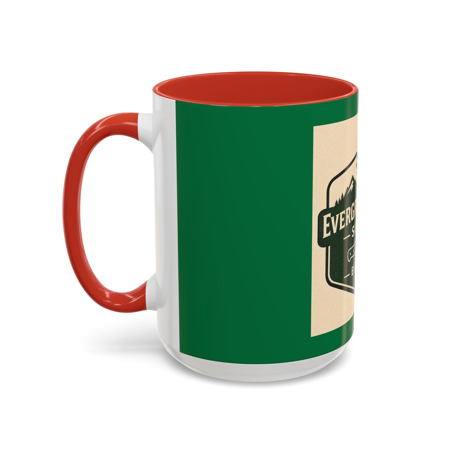 Evergreen Knife Supply Coffee Mug — Rustic Outdoor Camper 11/15oz Accent Mug