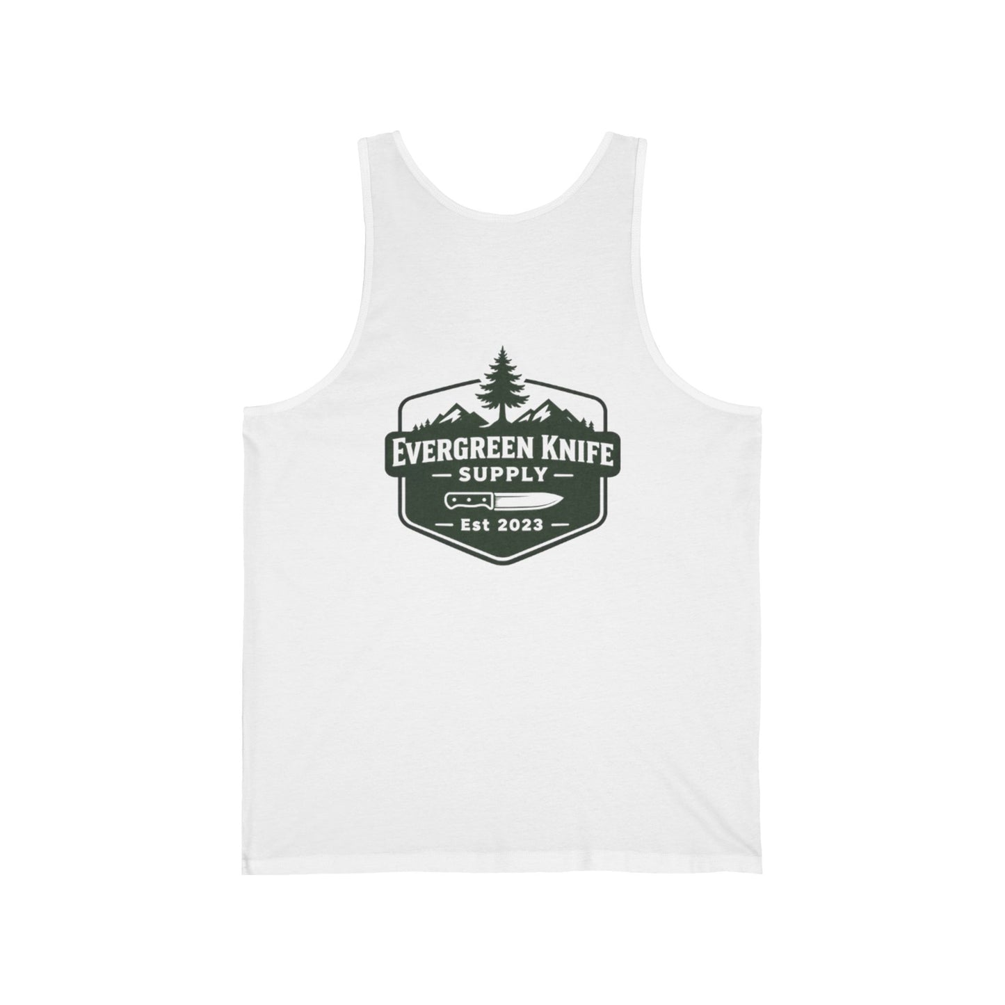 Evergreen Knife Supply Tank Top — Outdoor Camping Logo Vest