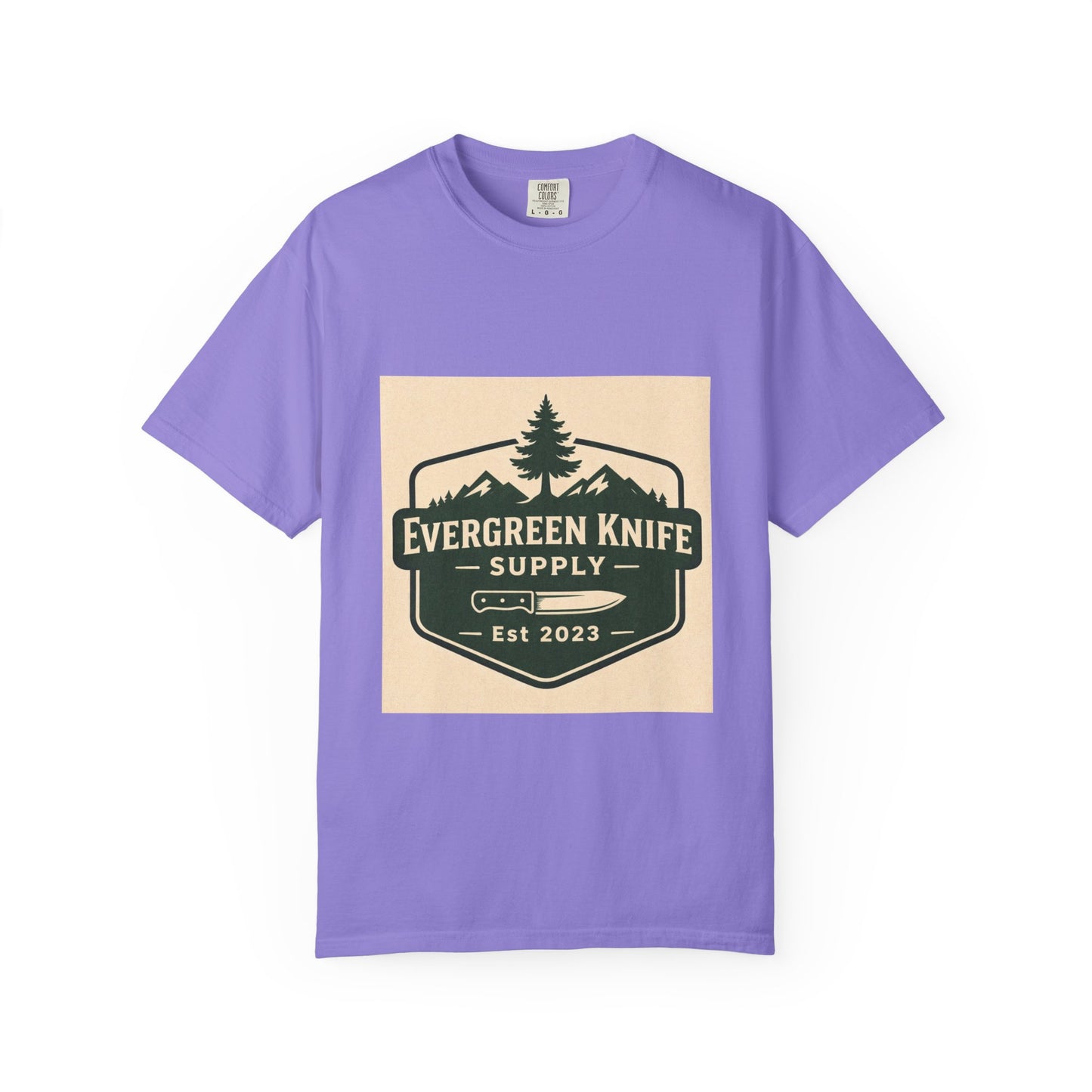 Evergreen Knife Supply T-Shirt — Outdoor Camping Logo Tee