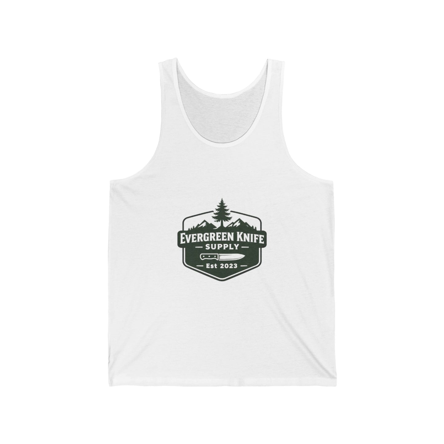Evergreen Knife Supply Tank Top — Outdoor Camping Logo Vest
