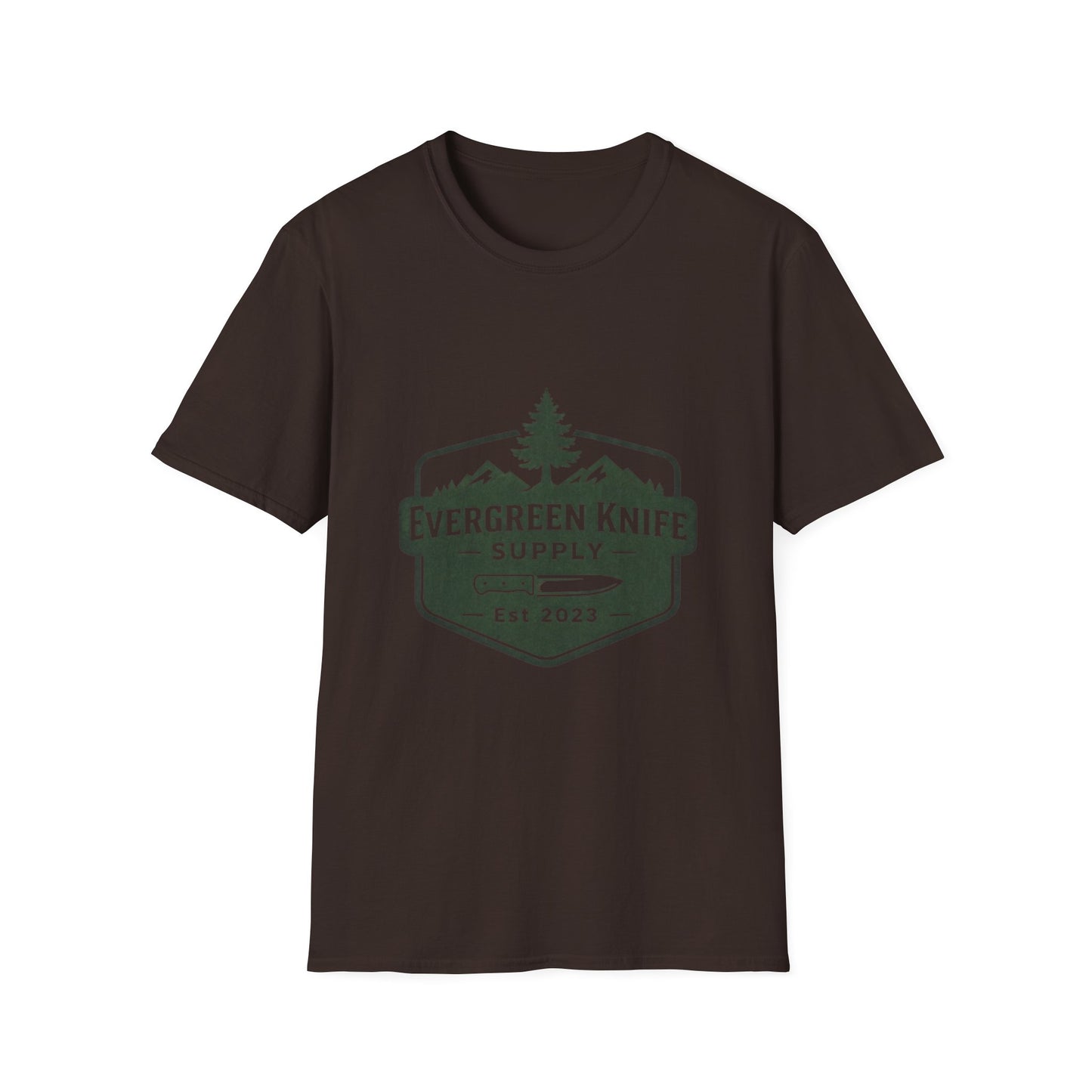 Evergreen Knife Supply Logo T-Shirt — Outdoor Camping Gear Tee