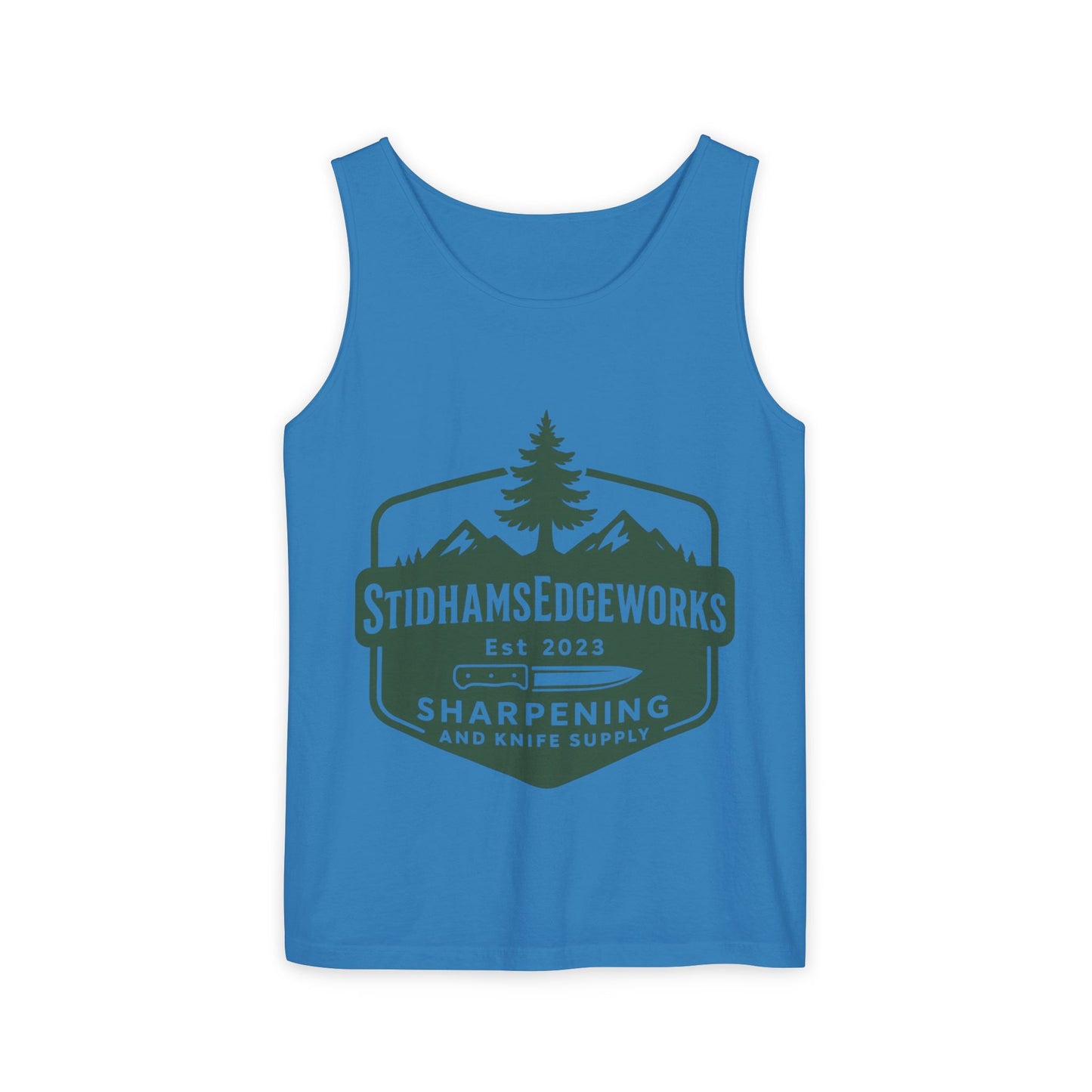 Custom Logo Tank Top for Outdoor Enthusiasts, Perfect for Hiking, Camping, or Casual Summer Wear, Gift for Dad, Sportswear