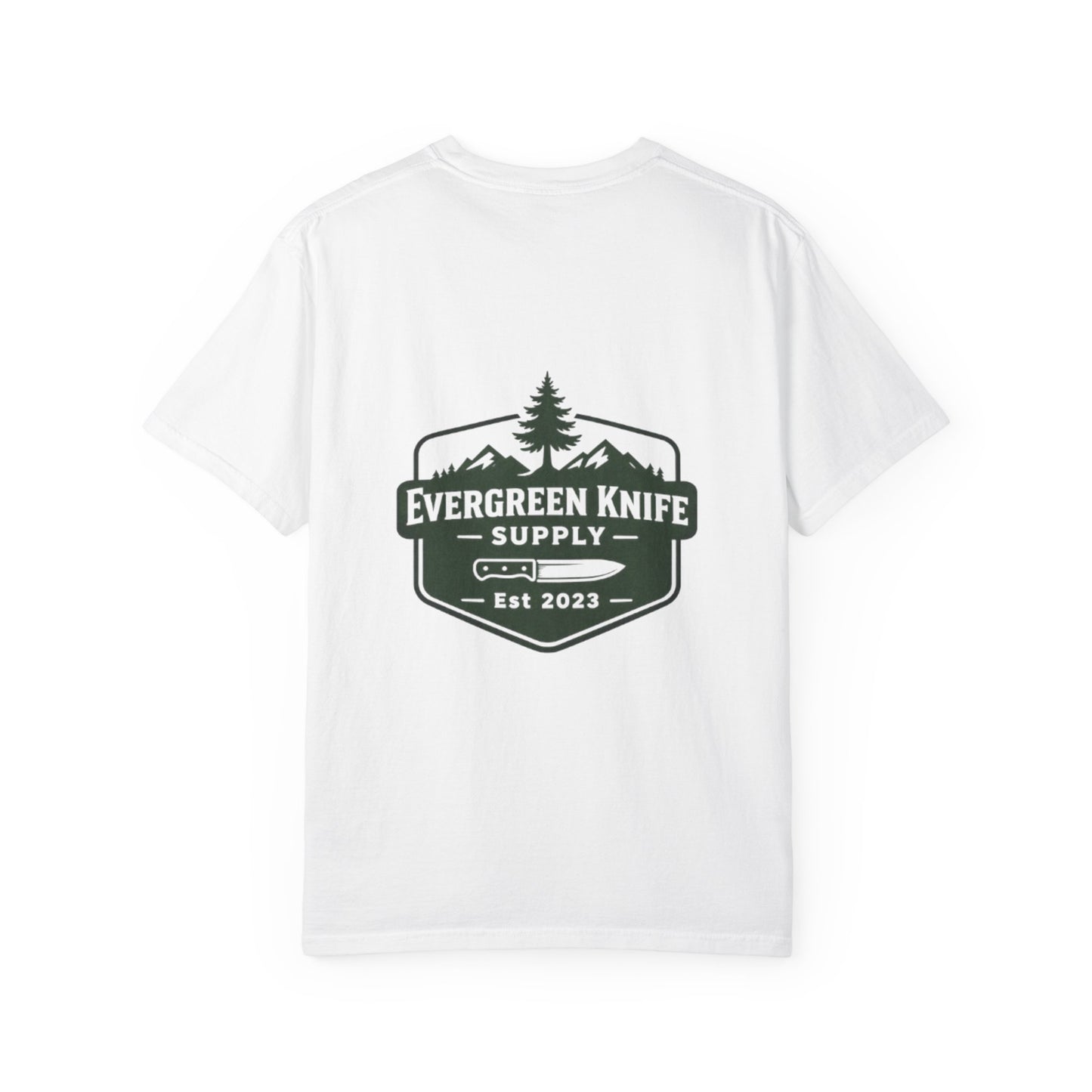 Evergreen Knife Supply T-Shirt — Outdoor Camping Logo Tee