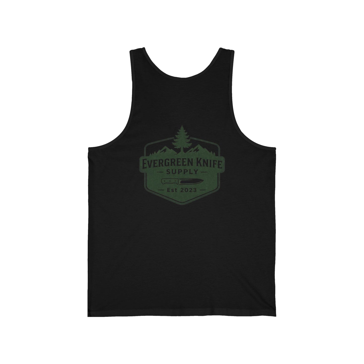 Evergreen Knife Supply Tank Top — Outdoor Camping Logo Vest