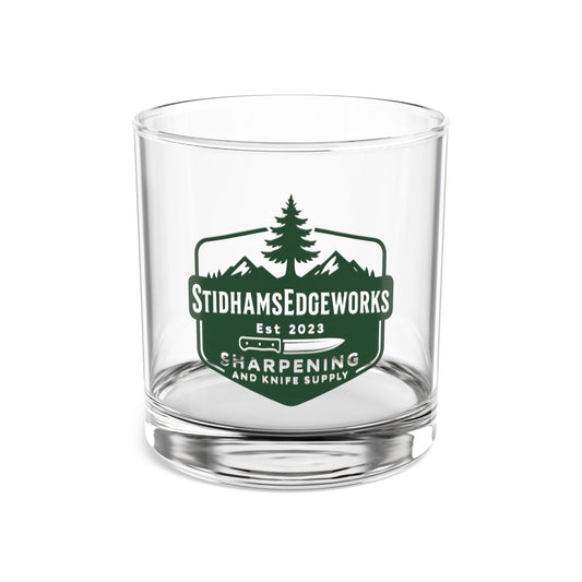 Personalized Rocks Glass, 10oz - Perfect Gift for Outdoors Lovers, Camping, Home Bar Decor, Whiskey Enthusiast | Unique Engraved Glass