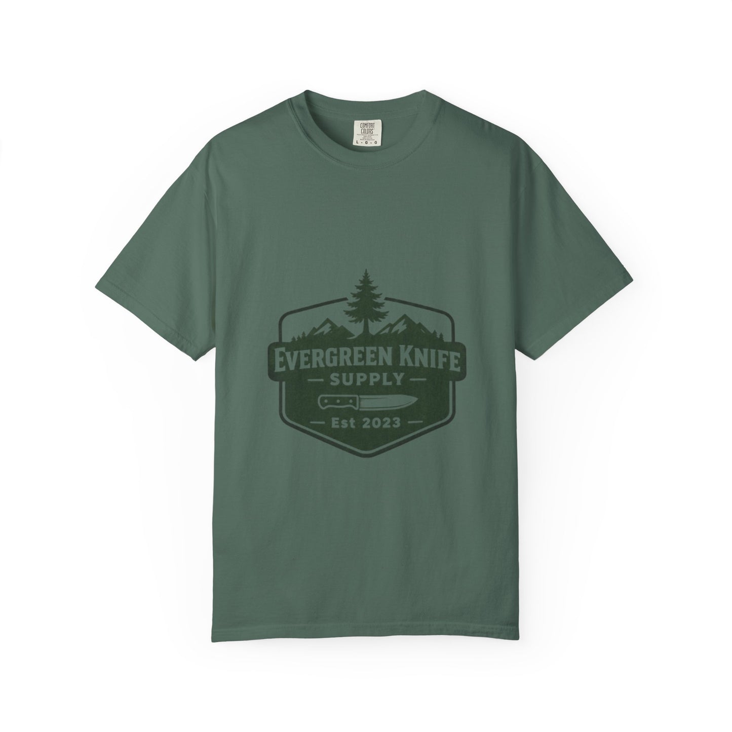 Evergreen Knife Supply T-Shirt — Outdoor Camping Logo Tee