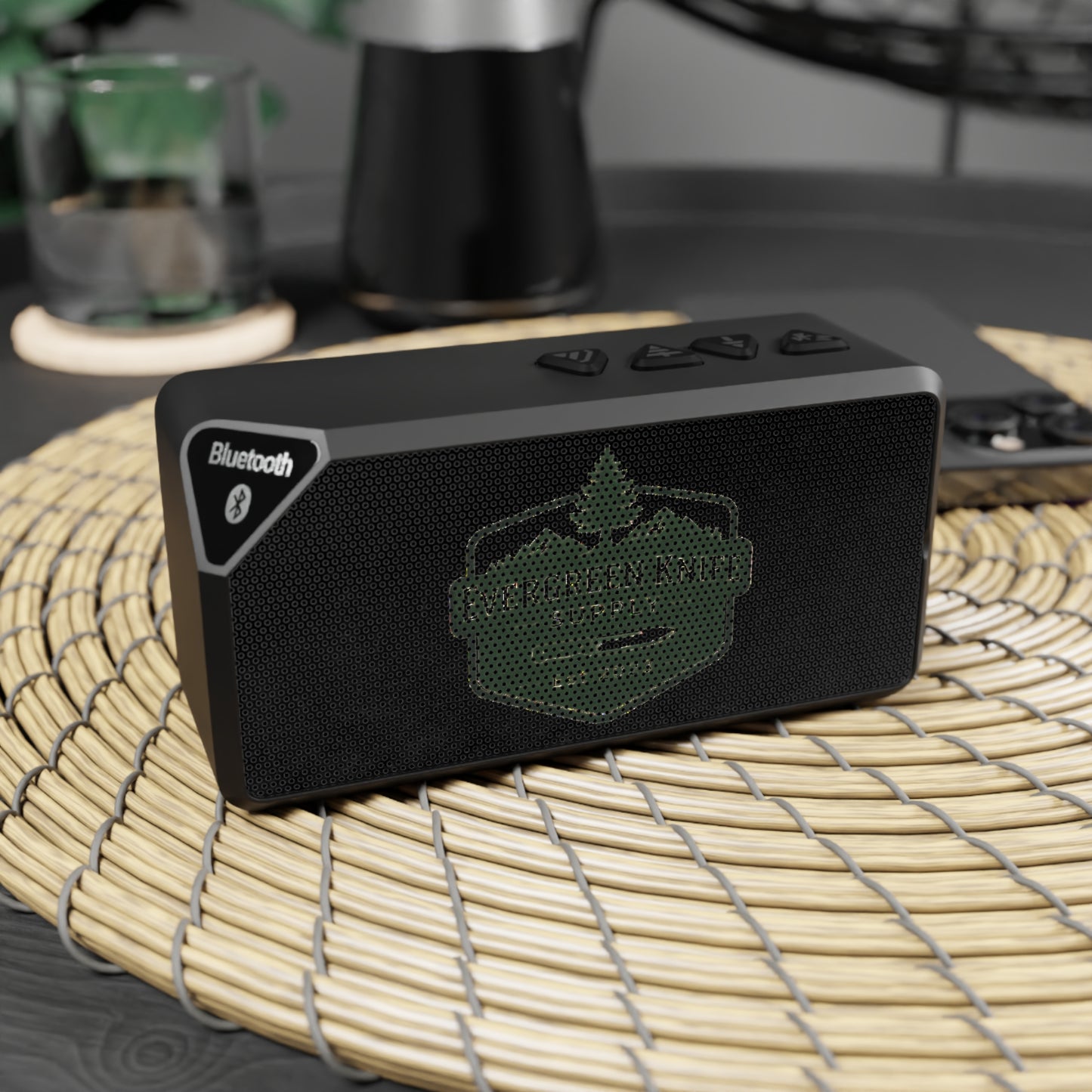 Bluetooth Speaker — Evergreen Knife Co. Logo Portable Wireless Speaker