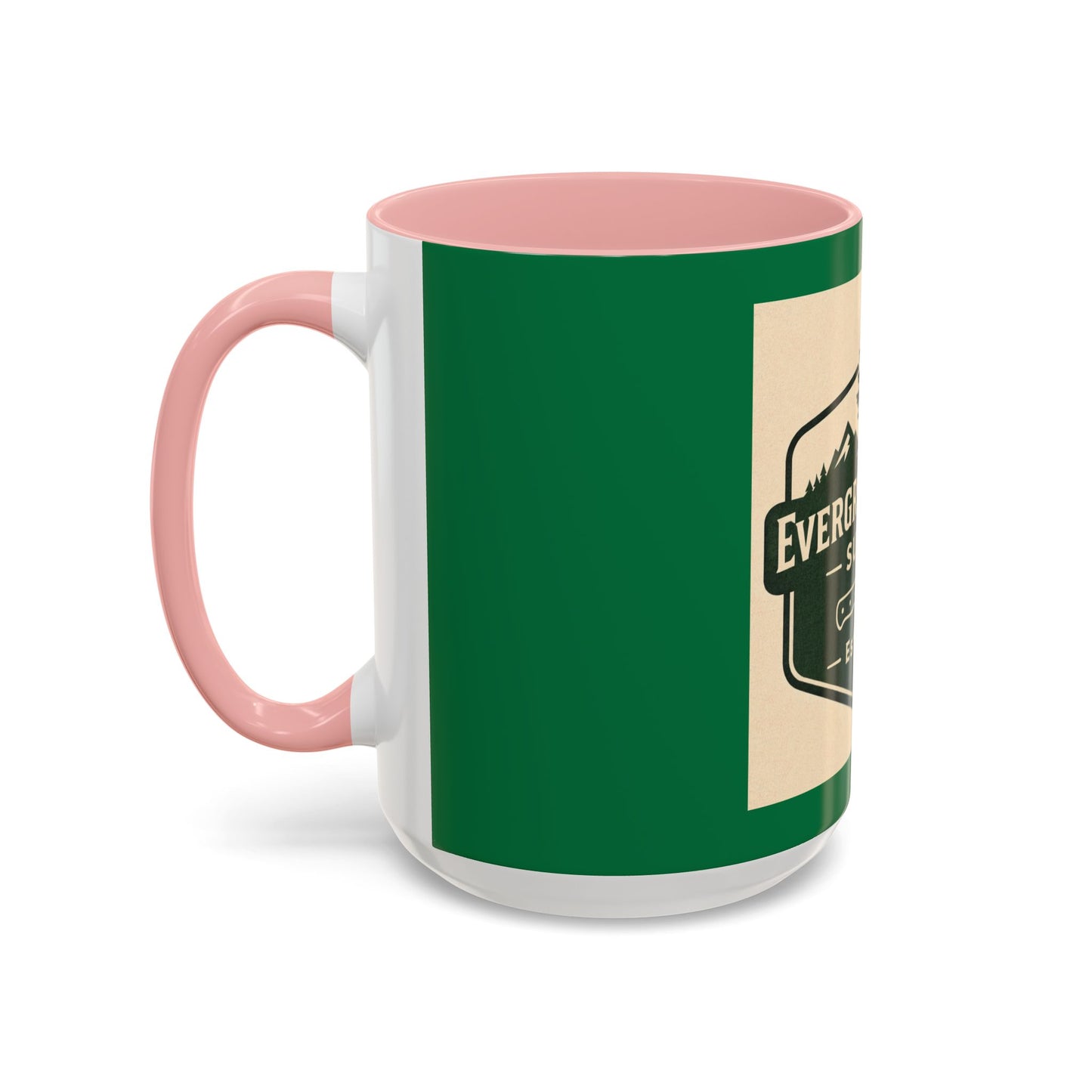 Evergreen Knife Supply Coffee Mug — Rustic Outdoor Camper 11/15oz Accent Mug