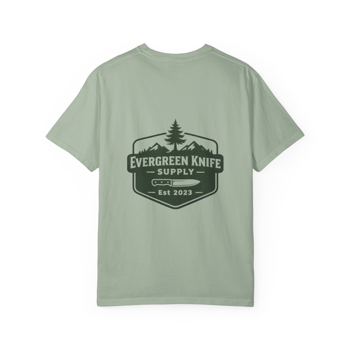 Evergreen Knife Supply T-Shirt — Outdoor Camping Logo Tee