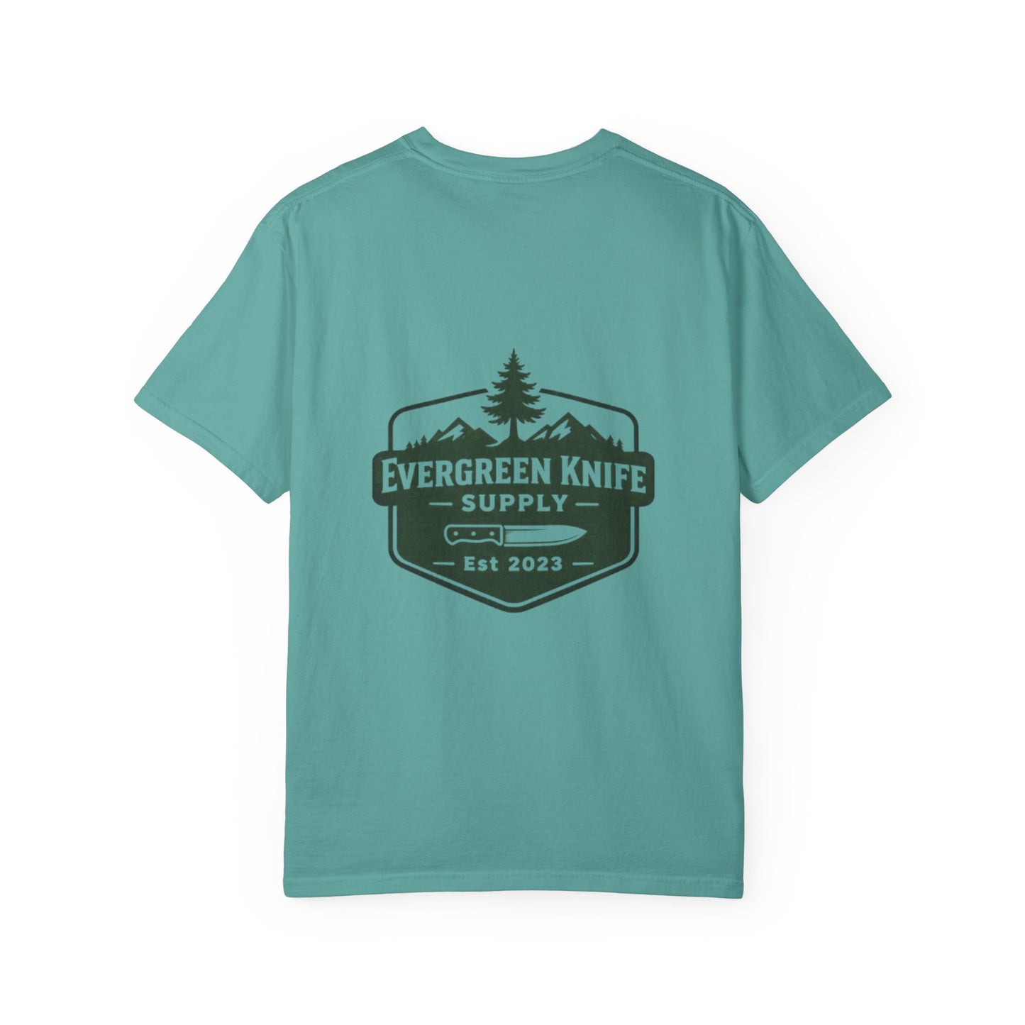 Evergreen Knife Supply T-Shirt — Outdoor Camping Logo Tee