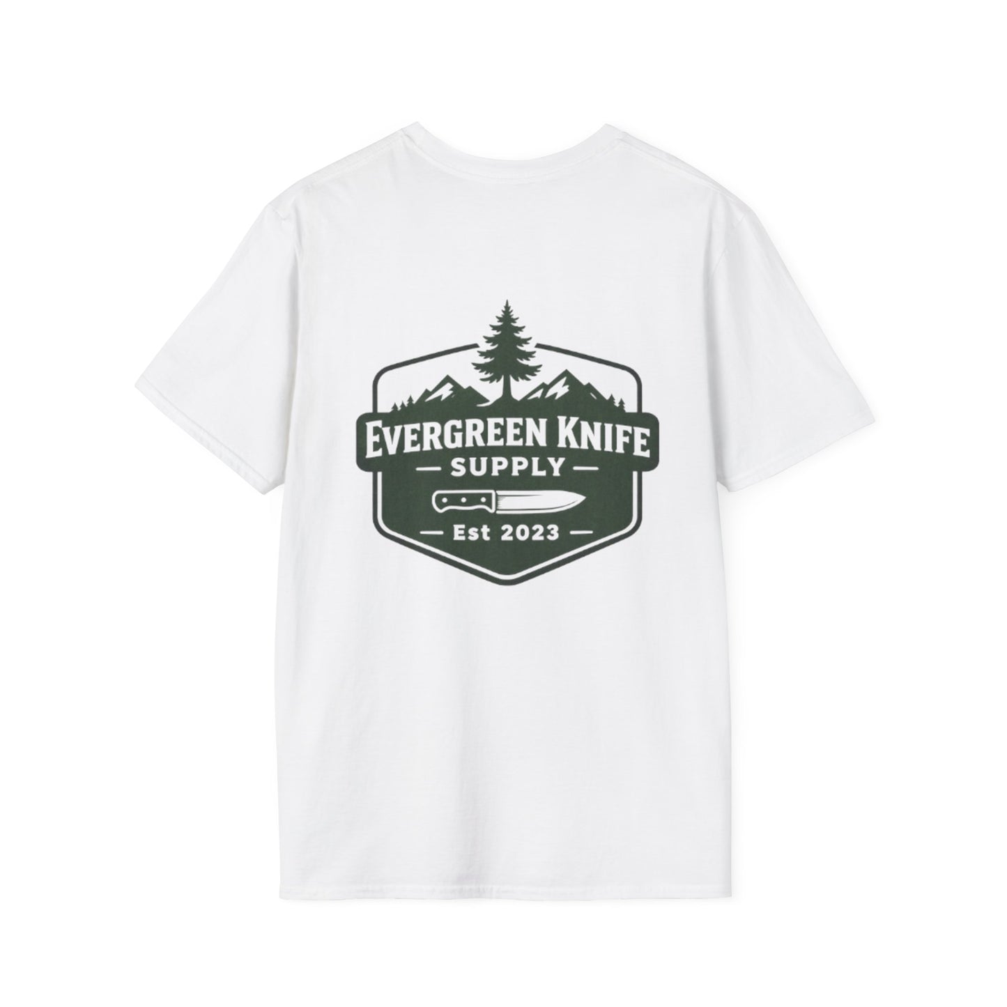 Evergreen Knife Supply Logo T-Shirt — Outdoor Camping Gear Tee