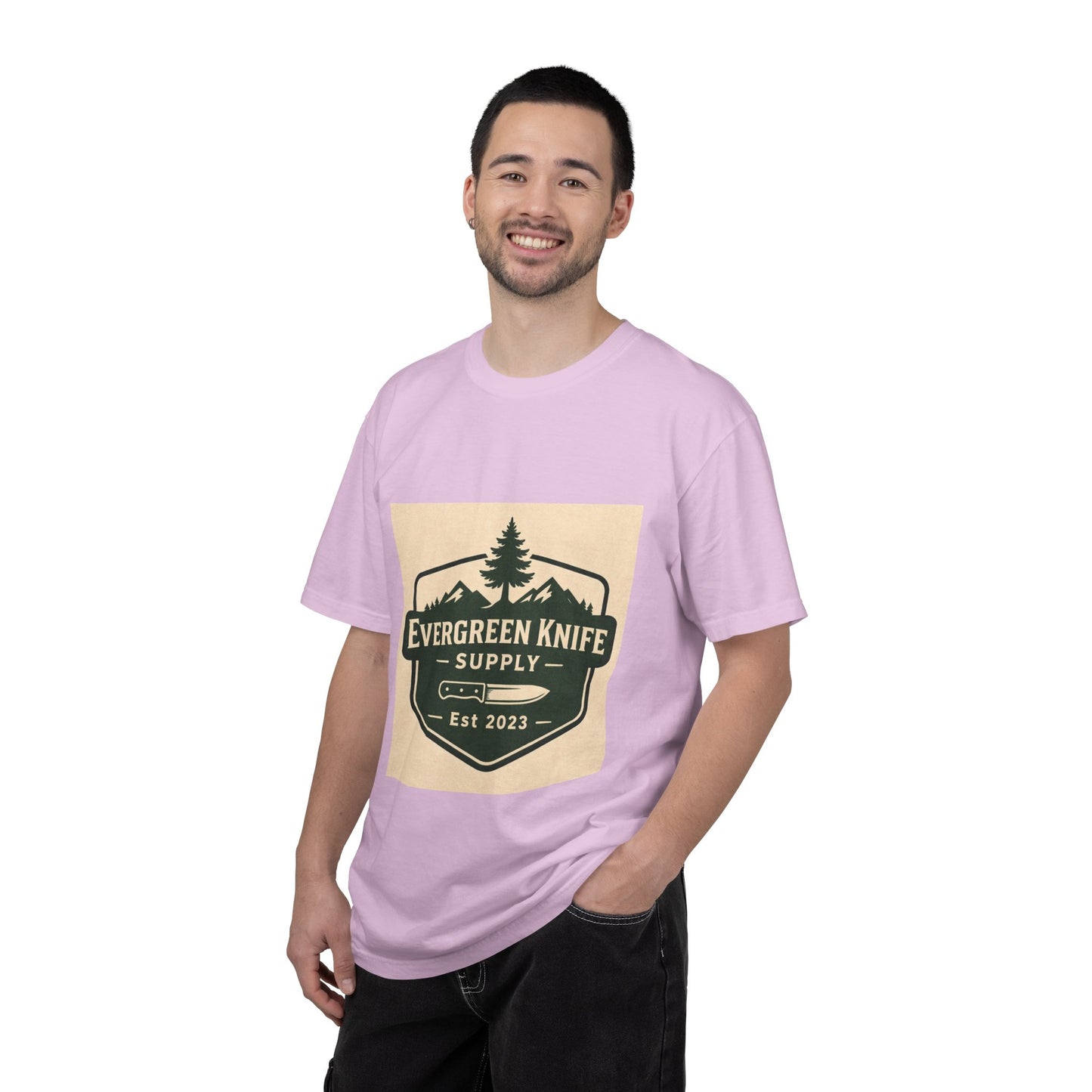 Evergreen Knife Supply T-Shirt — Outdoor Camping Logo Tee