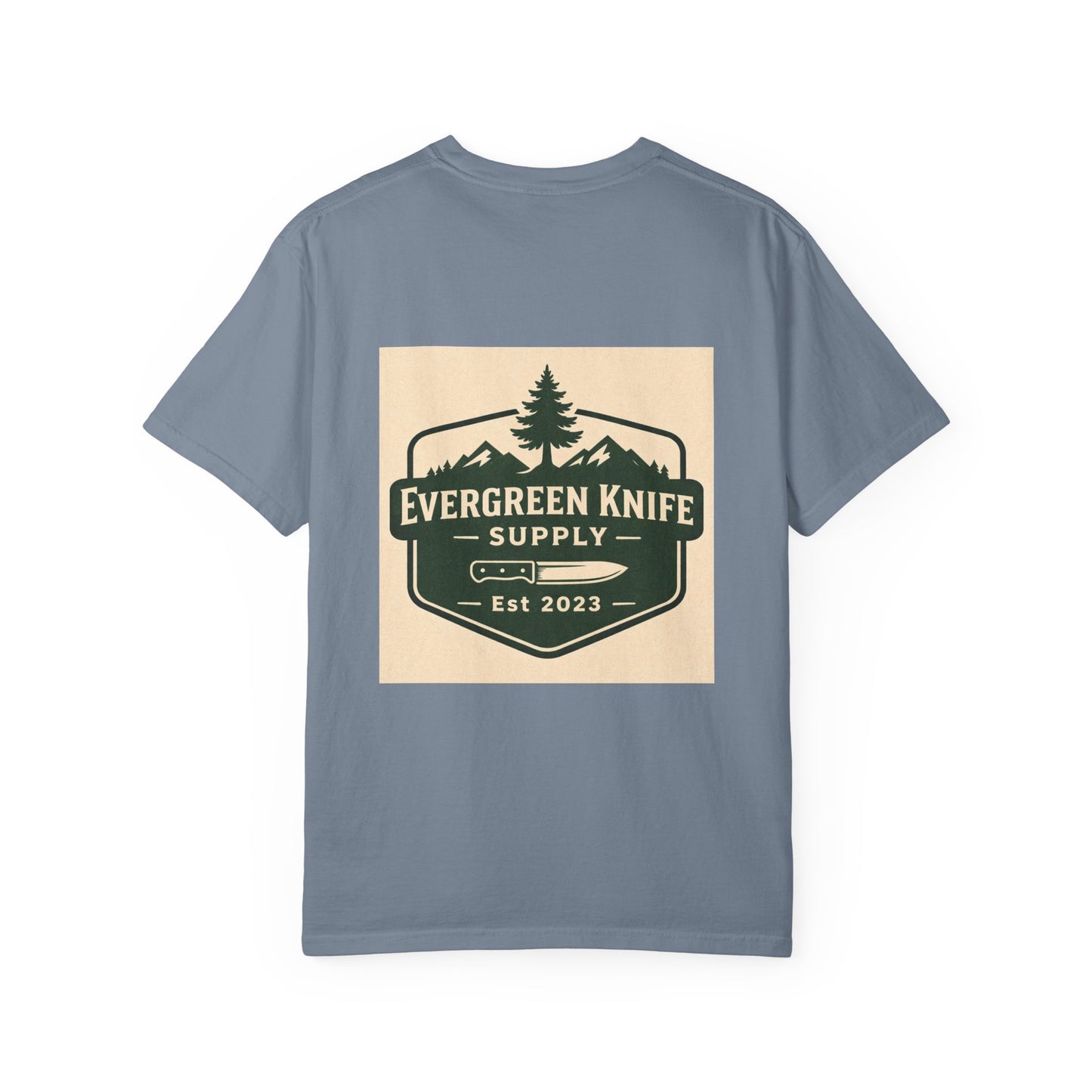 Evergreen Knife Supply T-Shirt — Outdoor Camping Logo Tee