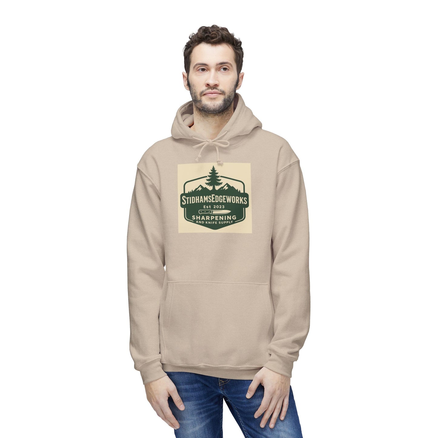 Lumberjack Themed Unisex Hooded Sweatshirt, Cozy Gift for Outdoor Enthusiasts, Tree Lover's Apparel, Perfect for Fall Camping