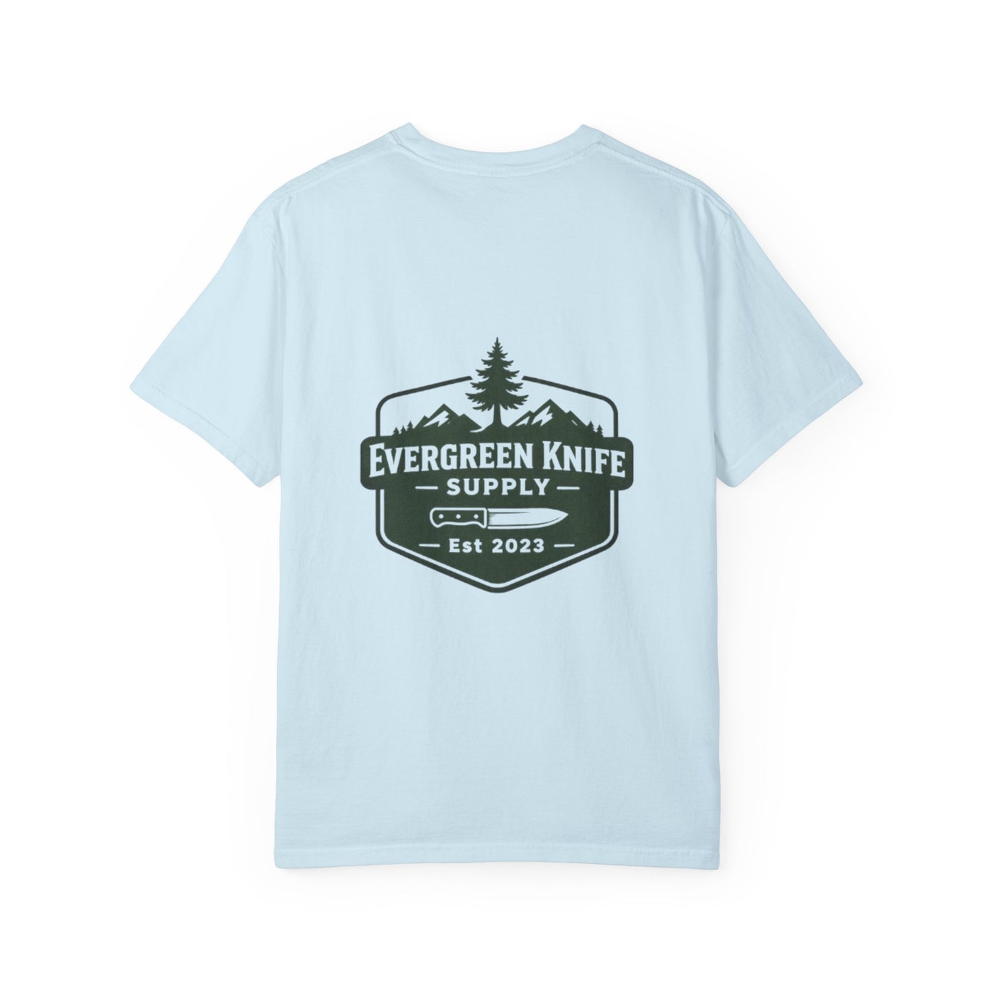Evergreen Knife Supply T-Shirt — Outdoor Camping Logo Tee