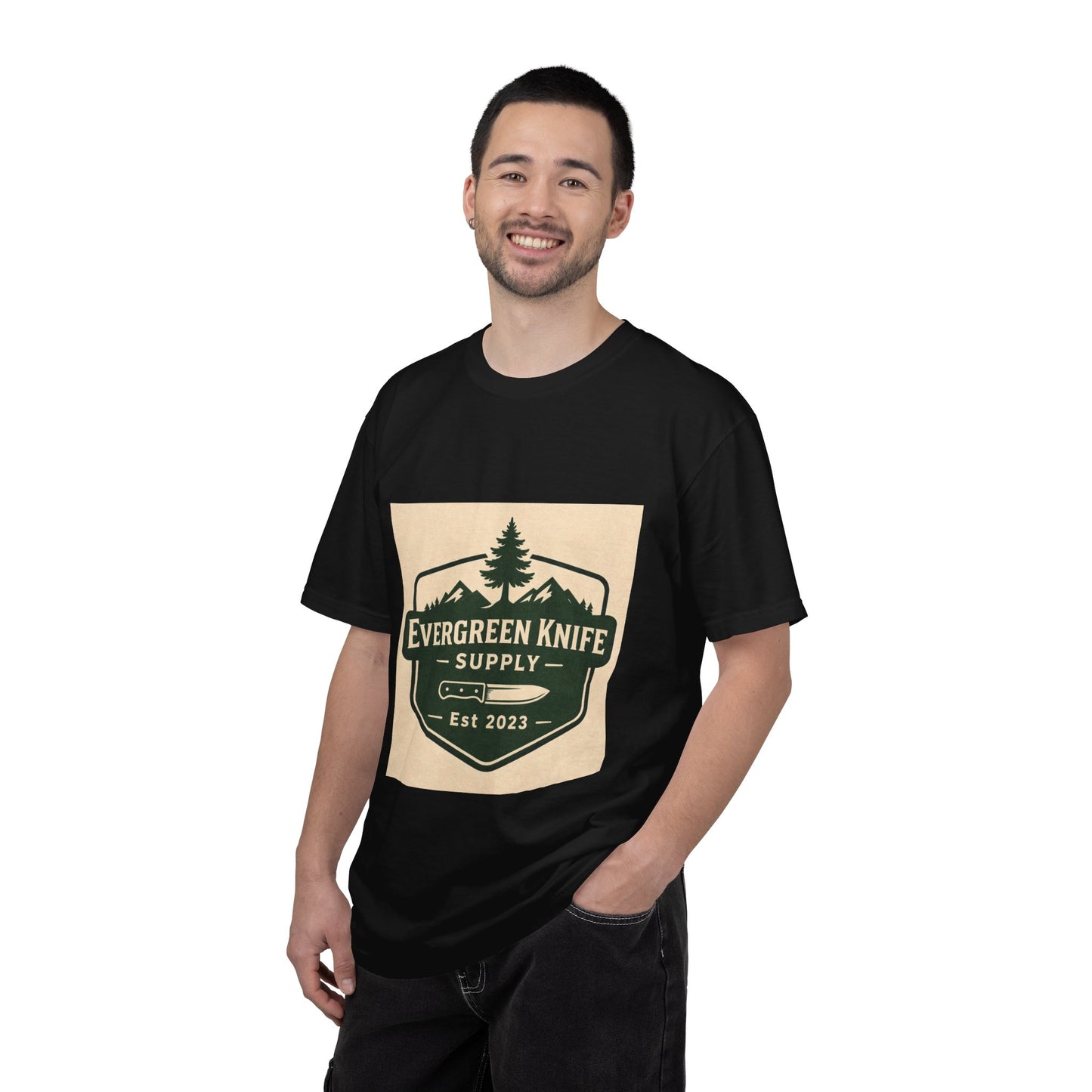 Evergreen Knife Supply T-Shirt — Outdoor Camping Logo Tee