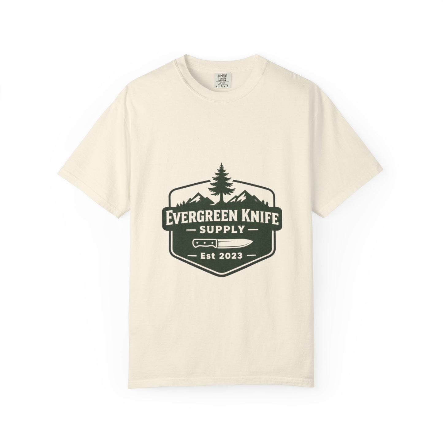 Evergreen Knife Supply T-Shirt — Outdoor Camping Logo Tee