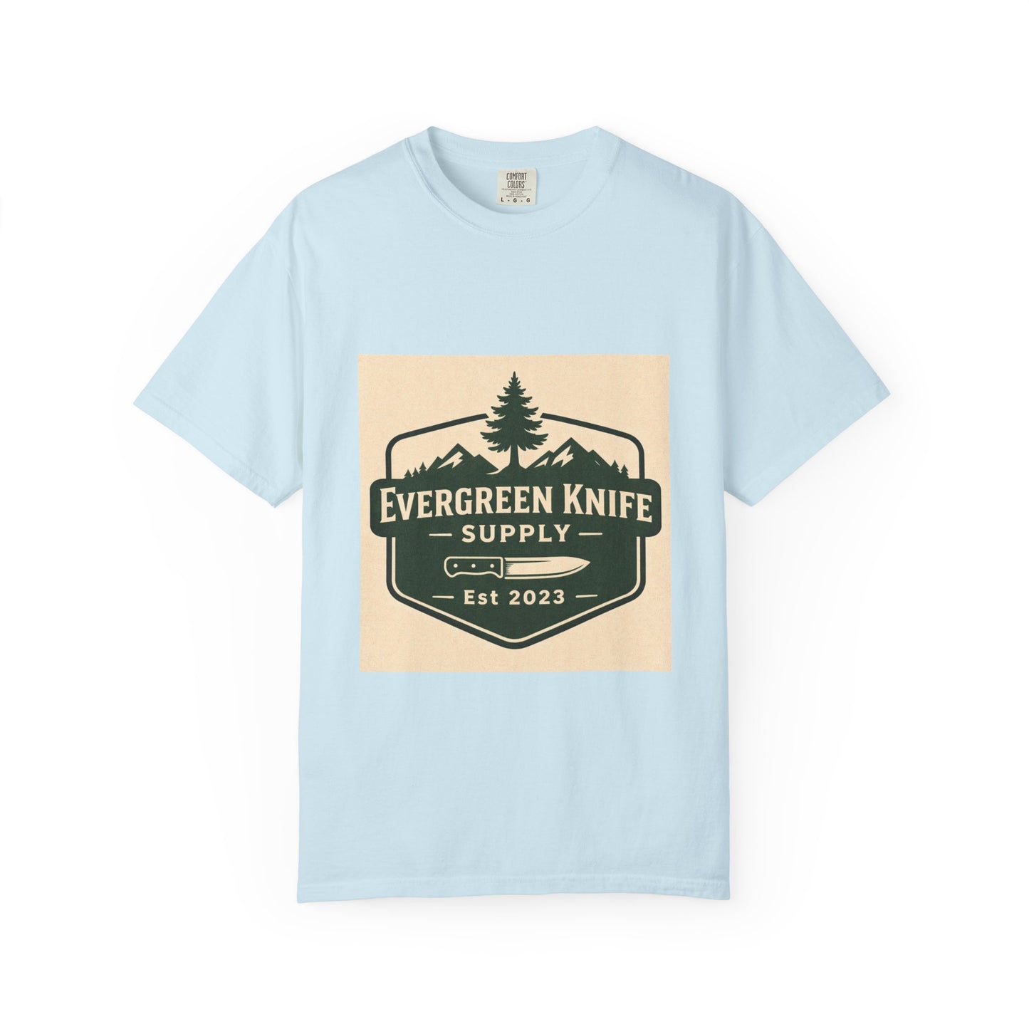 Evergreen Knife Supply T-Shirt — Outdoor Camping Logo Tee