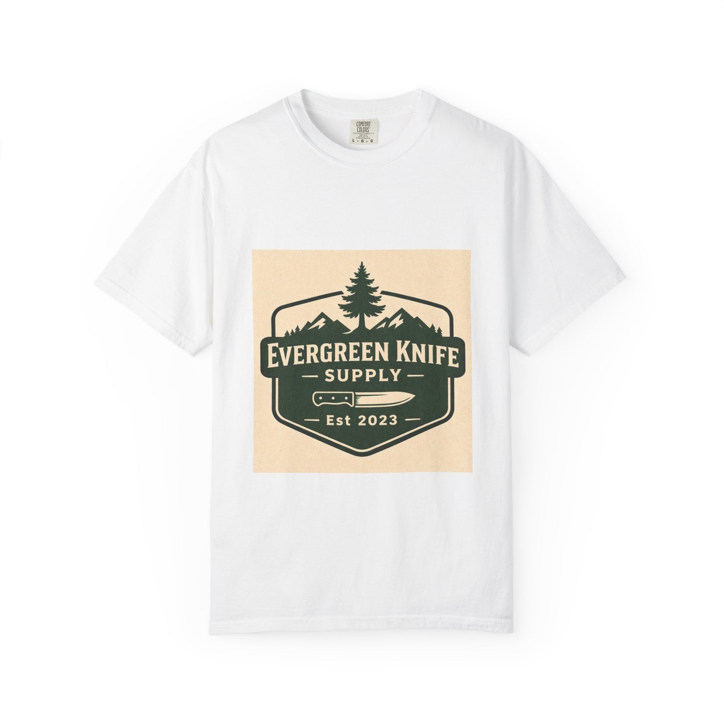 Evergreen Knife Supply T-Shirt — Outdoor Camping Logo Tee