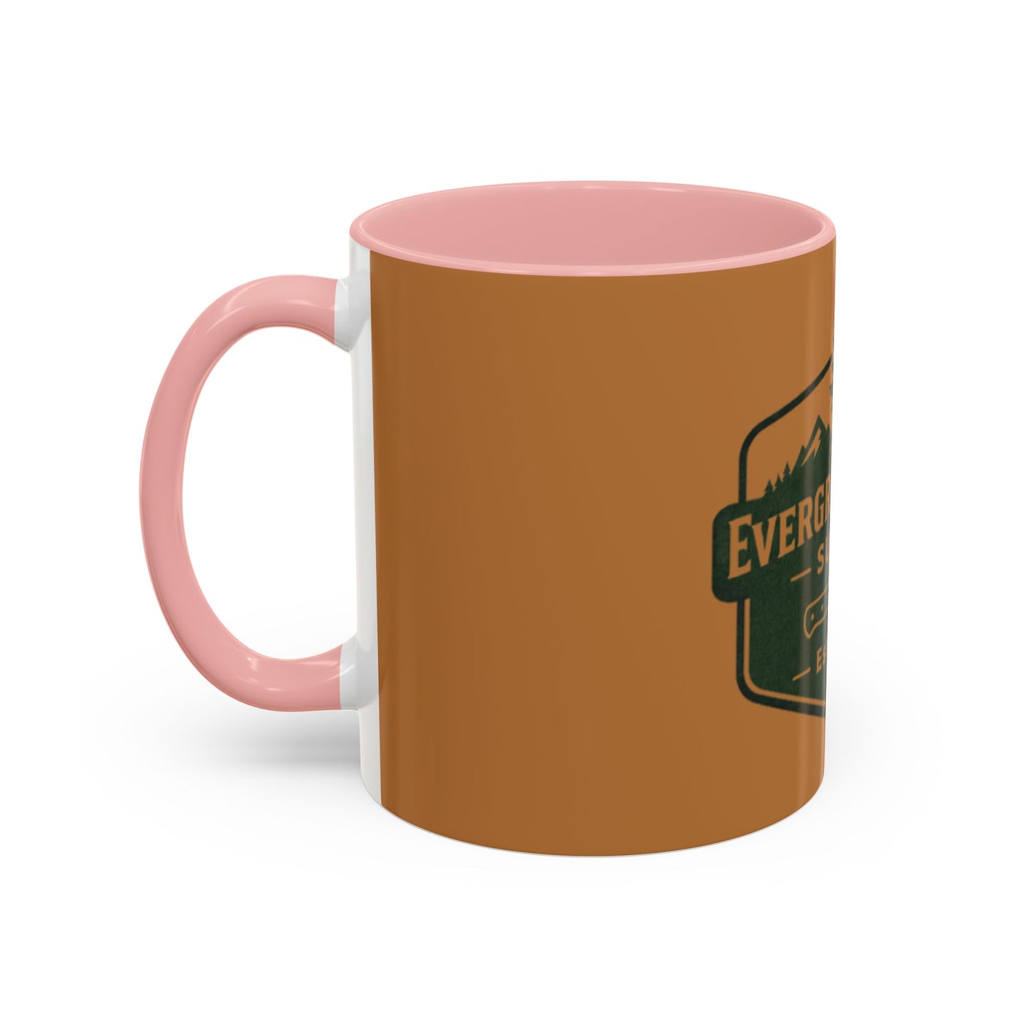 Evergreen Knife Supply Coffee Mug — Rustic Outdoor Camper 11/15oz Accent Mug