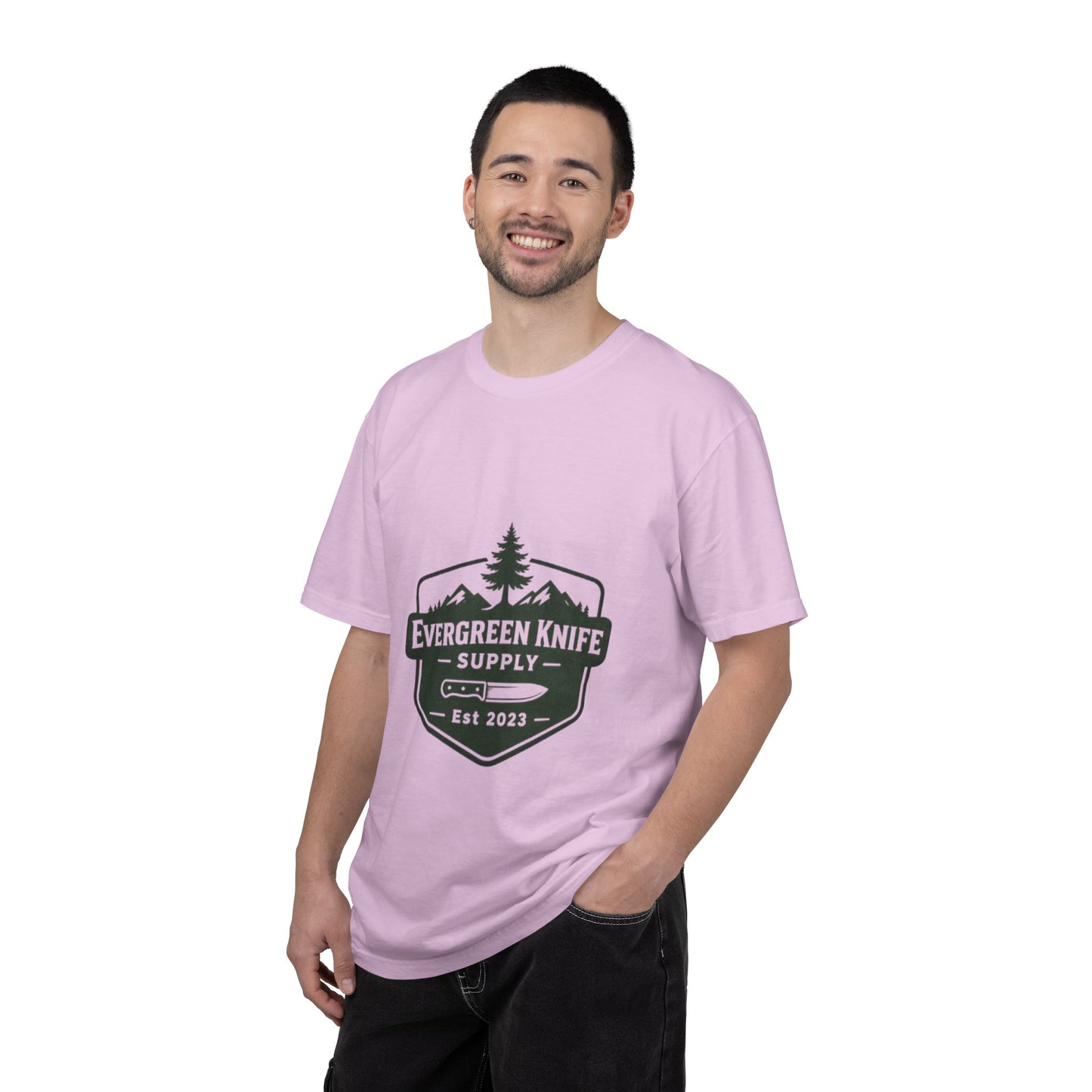 Evergreen Knife Supply T-Shirt — Outdoor Camping Logo Tee